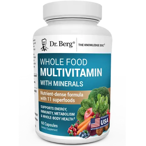Whole Food Multivitamin with Minerals (Previously known as Keto Energy) - 60 Capsules Dietary Edible Fitness Supplement Optimum