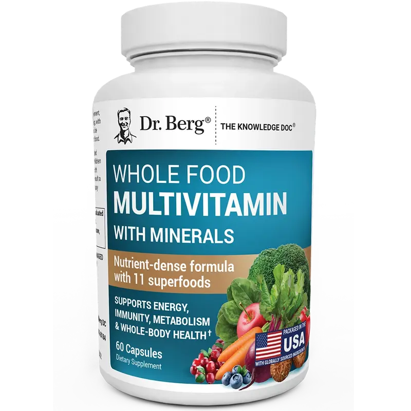 Whole Food Multivitamin with Minerals (Previously known as Keto Energy) - 60 Capsules Dietary Edible Fitness Supplement Optimum