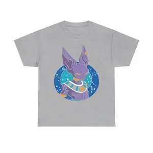 Beerus: God of Destruction, Cosmic Divine, Digital Anime Art, T-Shirt For Men Women, Tee