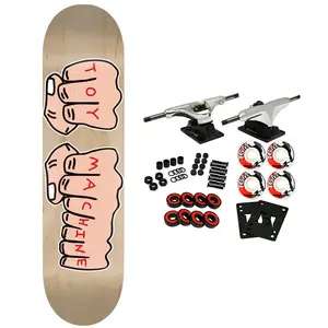 Toy Machine Skateboard Complete Fists Natural 8.0" x 32"