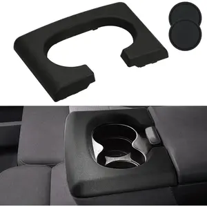 Center Console Cup Holder Replacement Pad Black Compatible with F150 2004-2014 Center Console Cup Holder Pad