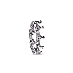 Pandora Clear Sparkling Crown Ring 197087CZ-48