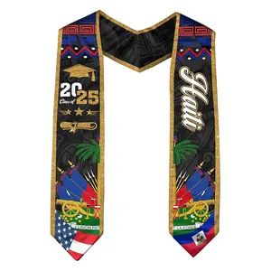 Sash For Graduation 2025 Graduation Stole Haiti Class Of 2025, Haiti Graduation Stole