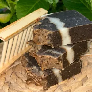 3 bar Coffee soap /savon cafe, jabon de cafe