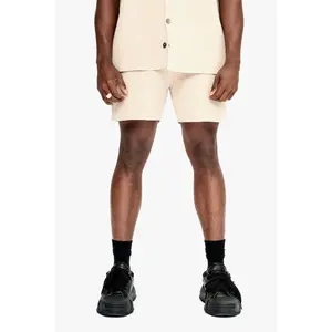 Logo Shorts Tan