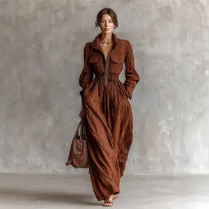 A Brown Jumpsuit Dress A Brown Jumpsuit Dress