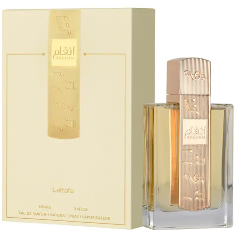 Lattafa Angham Eau de Parfum Spray Unisex, 3.4 Ounce