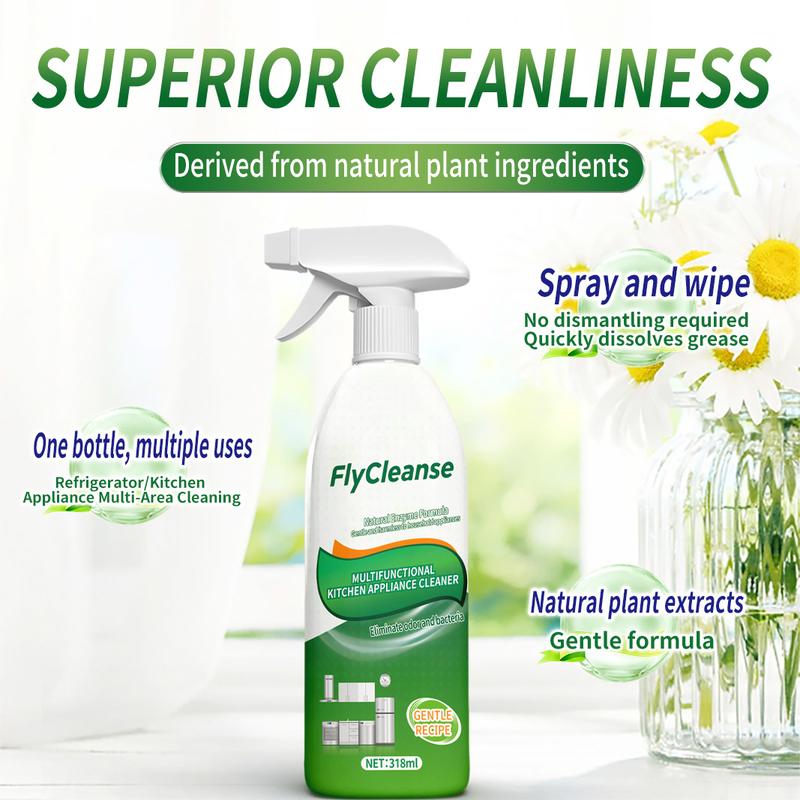 Fly Cleanse Natural Enzyme FormulaGentle and harmless tohousehold appliances, Floor Cleaner Cleaning Solution, Easy Cleaning, household items, toilet bowl cleaners 318ml