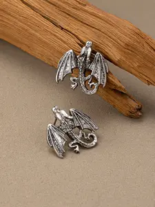 Vintage Bohemian Dragon Wing Dinosaur Earrings, Stud Earring Jewelry, Creative Metal Design, Fashionable Women's Jewelry, Classic Holiday Style
