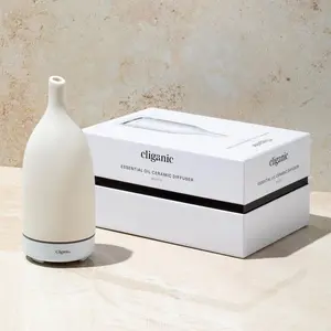 Ceramic Aromatherapy Diffuser - Essential Oil in Ceramic Bottle with White Packaging Desktop Humidifier Air Purifiers