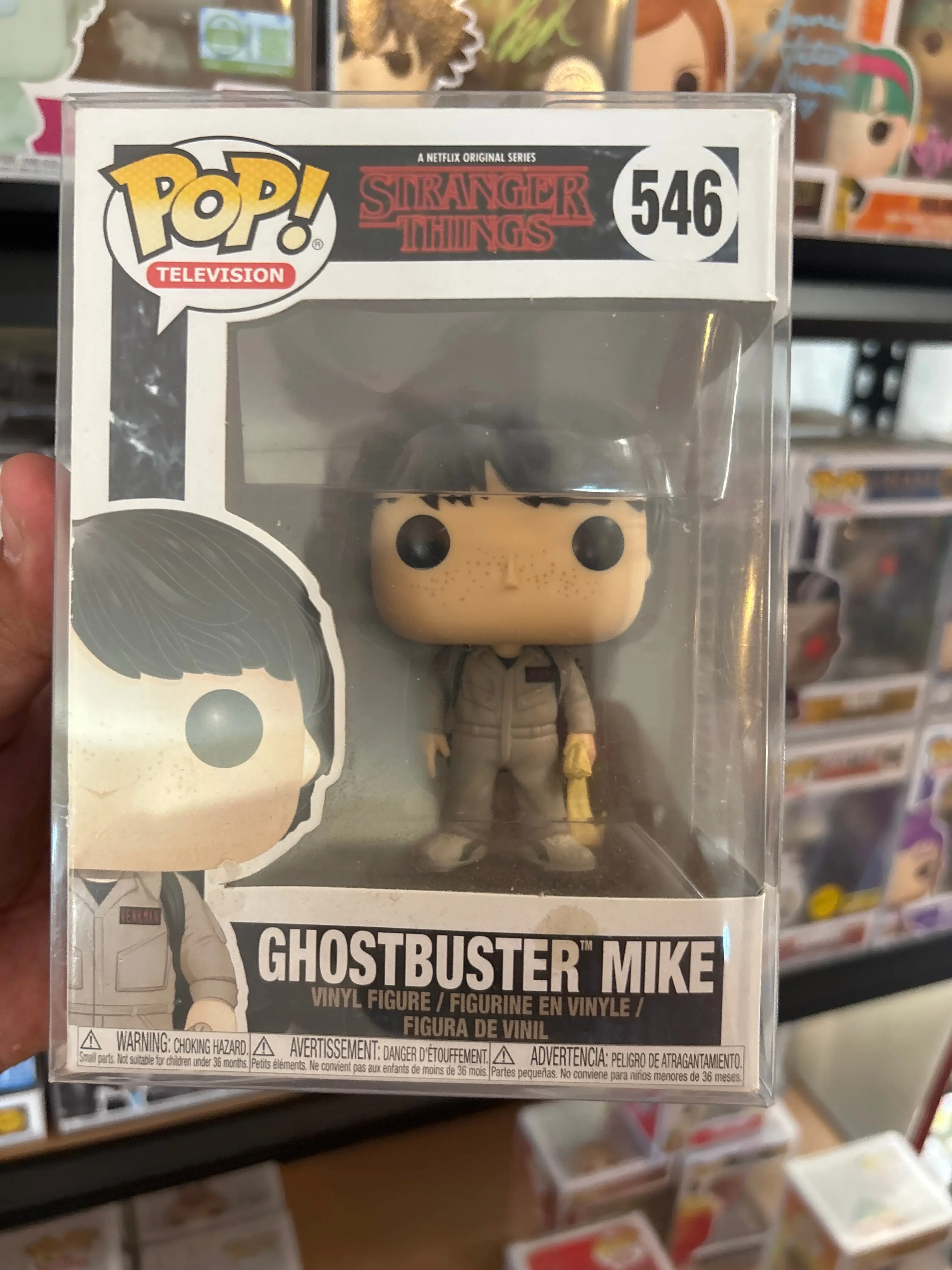 Funko Pop! Ghostbuster Mike – Stranger Things 3.75 in Vinyl Figure