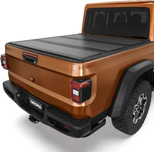 [Fits 2020-2026 Jeep Gladiator] 5 Ft Bed, Low-Profile Hard Tri-Fold Tonneau Cover, OEDRO