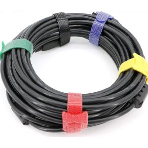 60 PCS Garland Ties Plant Cable Straps for Support Plant Growth, Adjustable Indoor/Outdoor Decorative Nylon Reusable Hook and Loop Design(Green,6 inch)