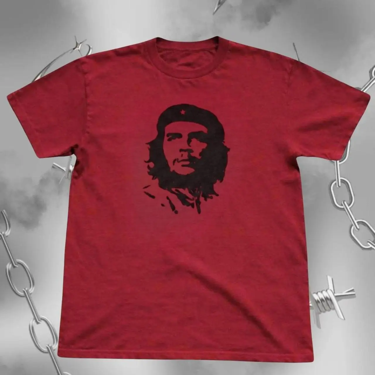 Che Guevara Babytee Vintage Cuban Revolution Portrait Graphic Tee, Retro Guerrillero Heroico Shirt, Loose Fit Unisex Top