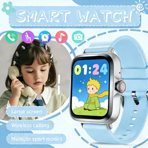 1.83 Inch HD Touchscreen Kid Smartwatch, BT-compatible Call, Message Notification, Custom Dynamic Watch Face, Fitness Tracker, Multi-Sport Mode, Camera Remote, Pedometer Unisex Wearable Gift, Compatible with iOS and Android, Wristwatch Devices