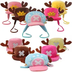 One Piece Anime Kawaii Hats Cosplay Law Chopper Hat Cute Cartoon Figure Cap For Costume Children Charm Surprise Birthday Gifts