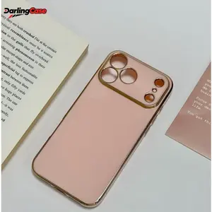 DarlingCase Electroplated iPhone 17 Pro Max Case, Compatible with iPhone 11 12 13 14 15 16 17 Series (Pro / Pro Max / Plus), Full-Edge Shockproof Protective Cover with Anti-Scratch Finish – Sleek Look, Everyday Flex