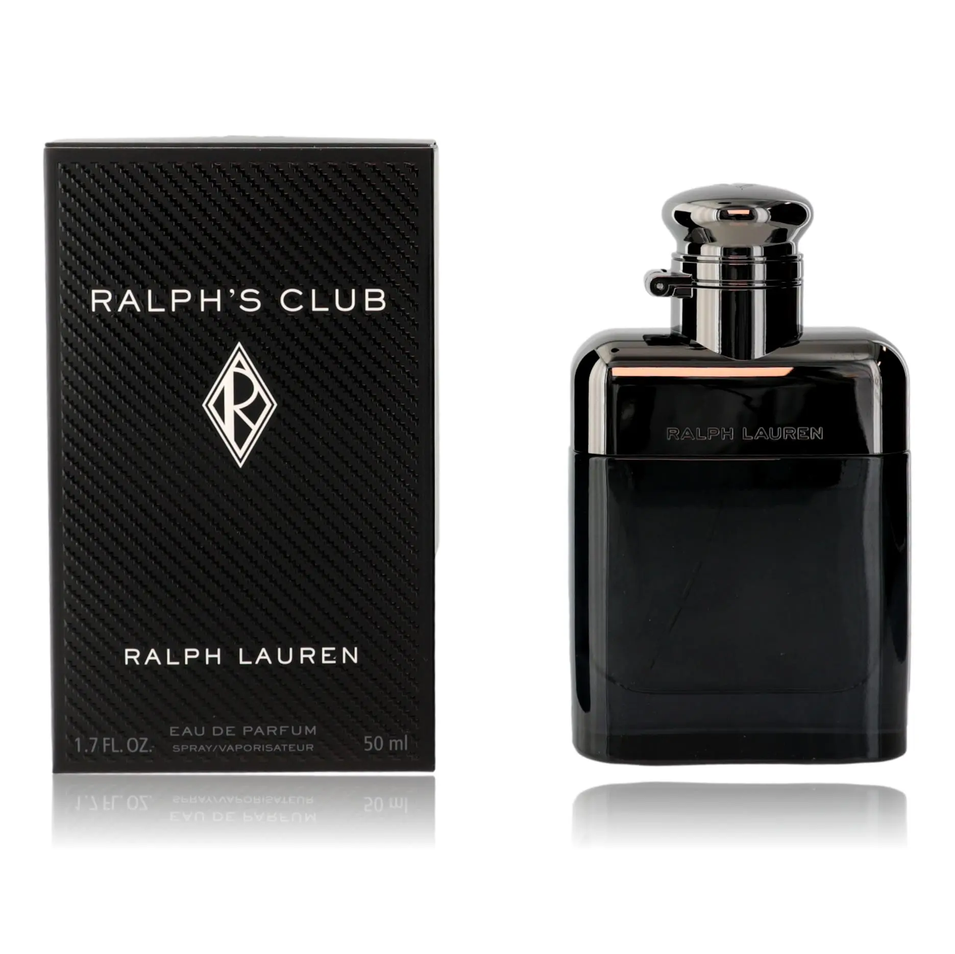 Ralph's Club by Ralph Lauren Classic Men's Eau de Parfum Spray Bottle - 1.7 oz (50ml), Iconic Logo, for Daily Use