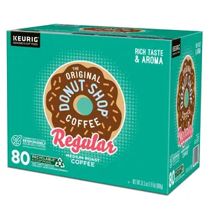 The Original Donut Shop Coffee K-Cup Pod, 80-count