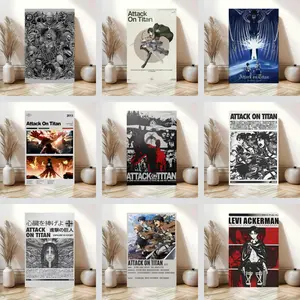 Attack on Titan Canvas Poster, Anime Art Print, Manga Wall Art Print, Fan Gift, Room Home Decor