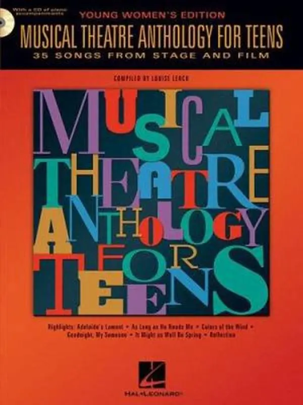 USED-Musical Theatre Anthology for Teens - Young Womens Edition Vocal Sheet Music Songbook with Piano Accompaniment for Students Teachers and Performers 35 by Hal Leonard Corp. (Paperback)