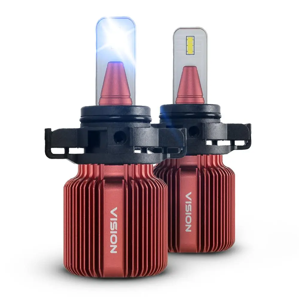 VISION H1 CSP Plug-and-Play LED Conversion Kit - High Brightness, 6500K, 5000 Lumens, 30W, Heat Protection, Multi-Vehicle Solid Beam LED Headlamps Bulbs & Front Lights