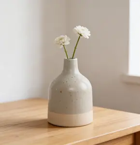 Speckled Ceramic Bud Vase