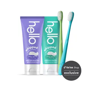 whipped toothpaste all in one kit