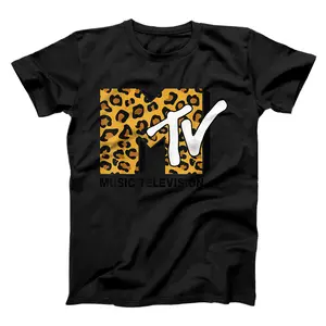 Classic Mtv Logo Leopard Print T-Shirt, Sweatshirt, Hoodie