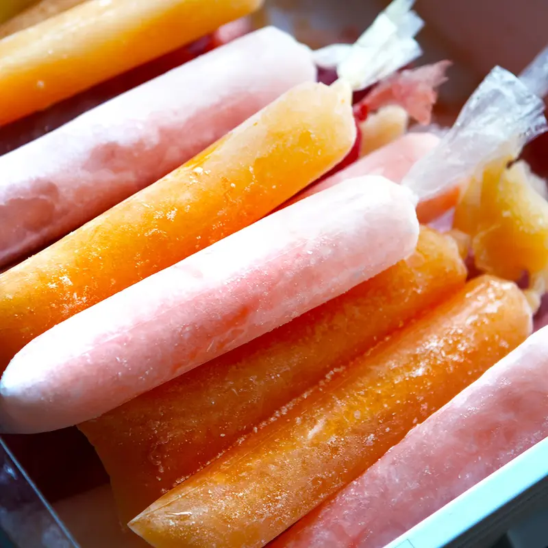 Large Disposable Ice Pop Bags, Durable Leak-Proof Frozen Storage, Ideal for Food, Fruit, Ice Cream, Cold Drinks, Cocktails, Wine & Beverage Accessories