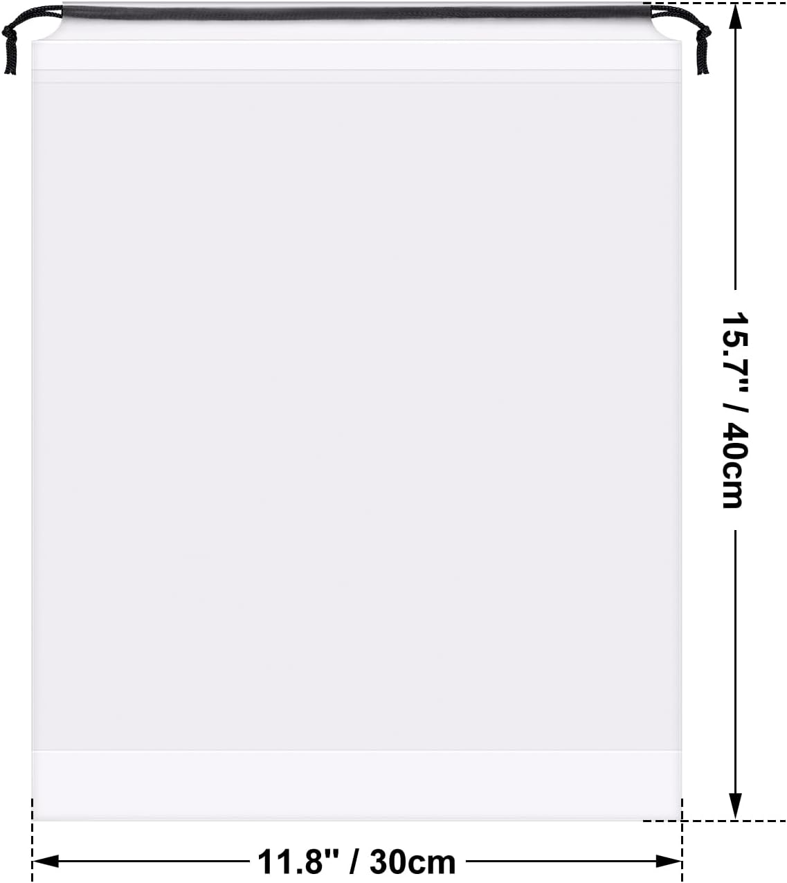 [New Deal] 23 Pack Waterproof Travel Shoe Bags 11.8" x 15.7" for Packing, Large Travel Bag for Men & Women Essential Shoe Storage Bags