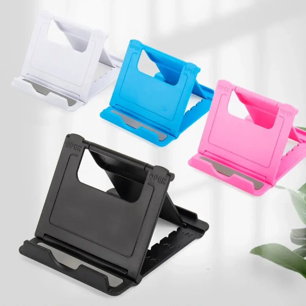 Phone Stands Portable Universal Folding Plastic Phone Holder Tablet Computer Support for Ipad IPhone Samsung Xiaomi Huawei Vivo
