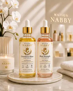 MAISON NABBY Hair Serum Duo – Growth & Shine + Root Strength