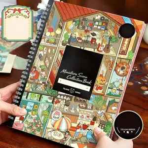 21 Sheets/book Miniature Scene Decal Sticker Book, City House Theme, Series 9.0, Perfect for Holiday Birthday Gifts, Creative Craft Supplies