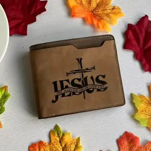The Way, The Truth, The Life Engraved Wallet, Christian, Faith, Bible, Religious, Jesus, Devotional, God, Gift Craft leather wallet,Slim Wallet,Minimalist,Men’s Wallet,Card Holder,Trendy 2025,Luxury