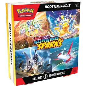 Pokemon TCG: Scarlet & Violet - Surging Sparks Booster Bundle (6 booster packs)