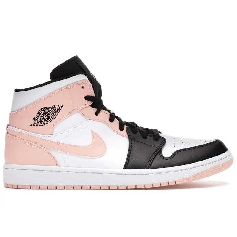 Jordan Men's 1 Mid Arctic Orange Black Toe, from StockX