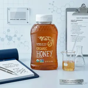 Sprouts Organic Honey Squeeze Bottle Pure Natural Organic Honey Sweetener