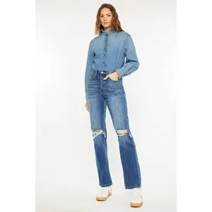 Kancan Ultra High Rise 90's Boyfriend Jeans