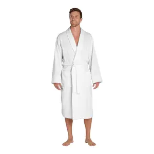 Port Authority R103 Checkered Terry Shawl Collar Robe