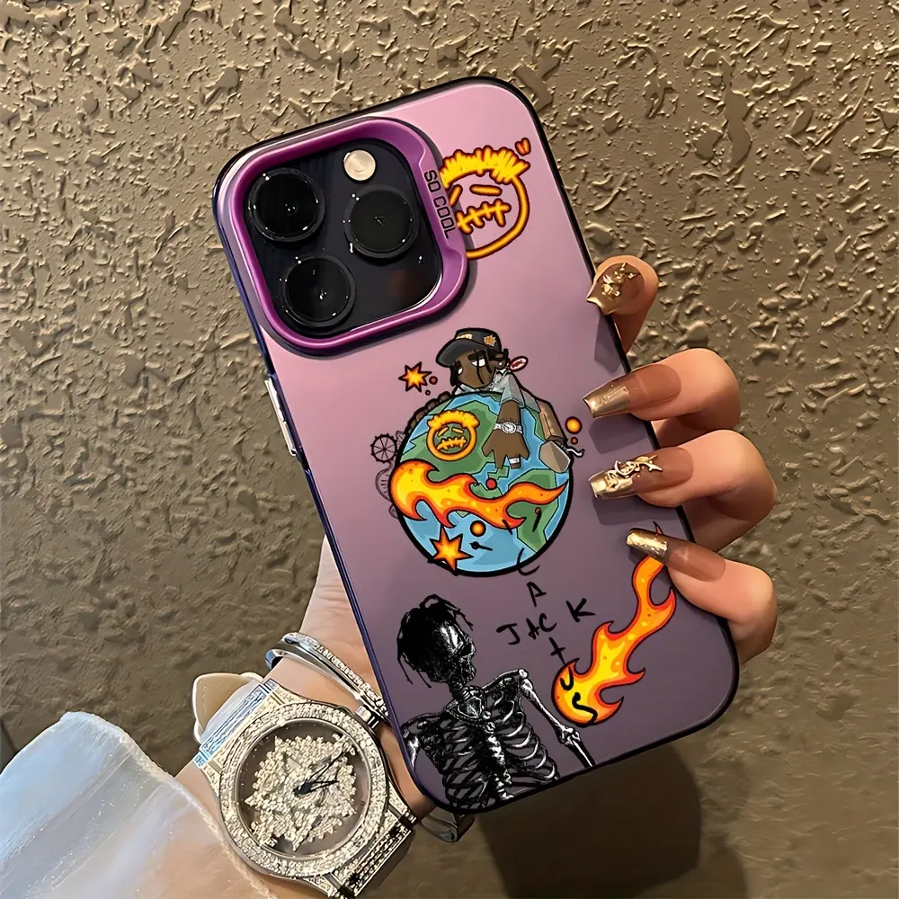 Phone Case for Rapper Cactus Jack for iPhone 17 16 15 14 13 12 11 PRO