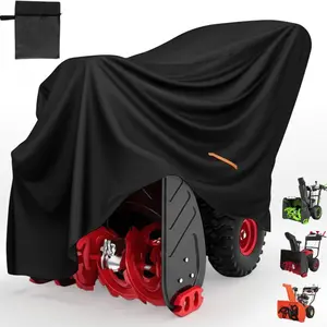 Dustproof protective cover for heavy equipment, suitable for various outdoor snow-proof storage covers such as snow blowers, snow shovels, and lawn mowers