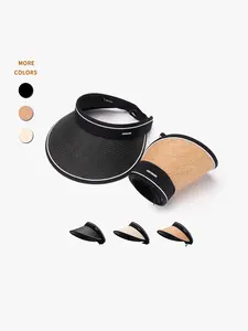 Upf50+ Sun Protection Hat, Breathable Straw Craft, Adjustable Fit, Unisex Outdoor Sports Cap for Cycling & Beach UV Shield