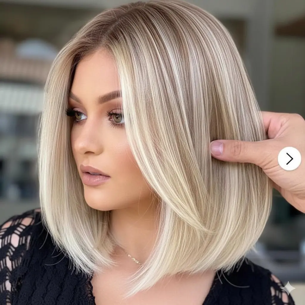 94) Refrescante Blonde Wig Short Hair Wigs for Women Ombre  display picture 2