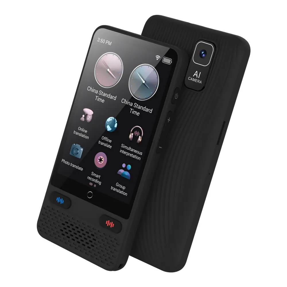 138-Language 2-Way Voice Translator Device, Instant Translation, Online-Offline Functionality for Travel & Learning, ESL Support, Dyslexia Aid, CHATGPT Integration