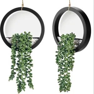 Bohemian Style Realistic Plant Decor, Durable Plastic Material, Perfect for Home and Office, Indoor Hanging Plants, Artificial Ferns, Ivy, Succulents, Hanging Plant Vines