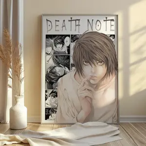 L Lawliet Ryuzaki Poster Death Note Matte Anime Print Manga Wall Art All Sizes - No Frame