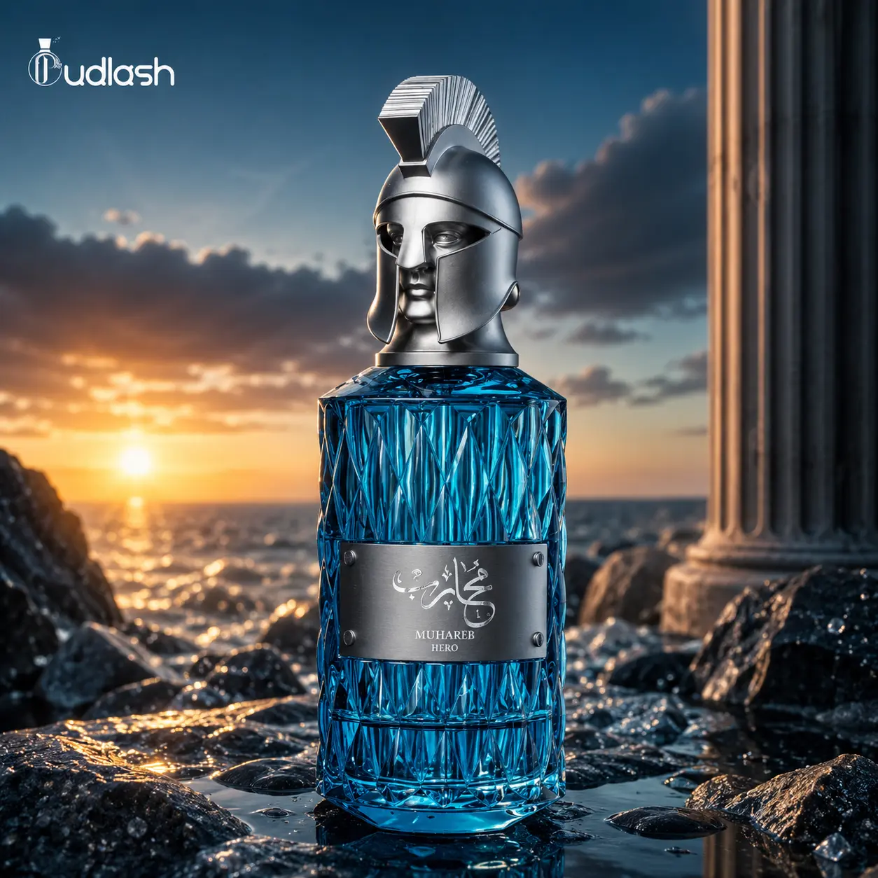 Le Falcone | Muharib | Hero | Men's Fragrance | 85 ML | Eau De Parfum | Green Mandarin - Patchouli & Amber