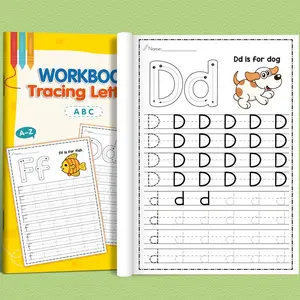 32-Page Preschool Letter Tracing Workbook, Alphabet Learning & Writing Practice Book for Toddlers, Easy Letter Writing Exercise, Alphabet Tool, Tracing Preschool Books