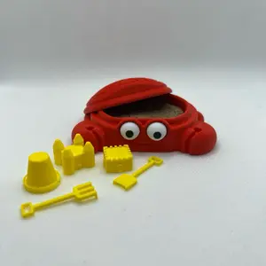 Micro mini 3D printed crab sandbox animal figurine
